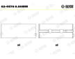 Hlavní ložiska klikového hřídele GLYCO 02-4576 0.50mm