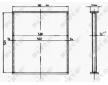 chladici mrizka NRF 14626