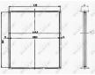 chladici mrizka NRF 15020