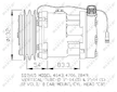Kompresor, klimatizace NRF 32130