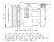 Kompresor, klimatizace NRF 32238G
