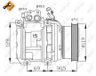 Kompresor, klimatizace NRF 32438