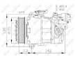 Kompresor, klimatizace NRF 32463