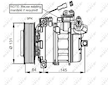 Kompresor, klimatizace NRF 32821