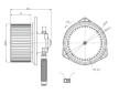 vnitřní ventilátor NRF 34286