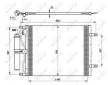 Kondenzátor klimatizácie NRF 35783