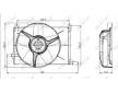 Větrák, chlazení motoru NRF47009