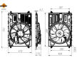 Větrák, chlazení motoru NRF 470105