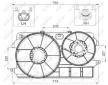 Větrák, chlazení motoru NRF 47450