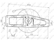 Větrák, chlazení motoru NRF 47476