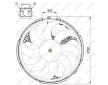 Větrák, chlazení motoru NRF 47507
