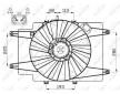 Ventilátor chladenia motora NRF 47513