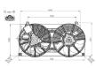Ventilátor chladenia motora NRF 47940