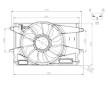 Ventilátor chladenia motora NRF 47947