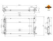 Chladič, chlazení motoru NRF 50047