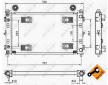 Chladič, chlazení motoru NRF 50232