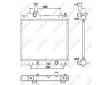 Chladič motora NRF 53078