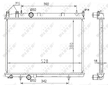 Chladič, chlazení motoru NRF 53108A