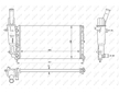 Chladič, chlazení motoru NRF 53225