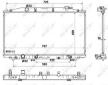 Chladič motora NRF 53971
