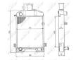 Chladič, hnací baterie NRF 54028