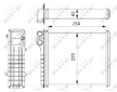 Výměník tepla, vnitřní vytápění NRF 54239