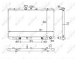 Chladič, chlazení motoru NRF 58611