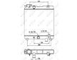 Chladič, chlazení motoru NRF 58659