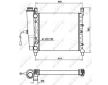 Chladič, chlazení motoru NRF 58731