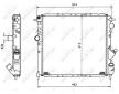 Chladič, chlazení motoru NRF 58784