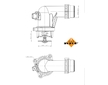 Termostat, chladivo NRF 725001