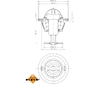 Termostat chladenia NRF 725083