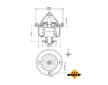 Termostat chladenia NRF 725108