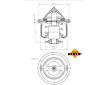 Termostat, chladivo NRF 725190