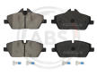 Sada brzdových destiček, kotoučová brzda A.B.S. 35159