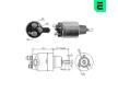 Spínač startéru 0001107049 Bosch 2339303221