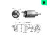 Spínač startéru 0001223013 Bosch 6033AD0312