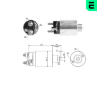 Spínač startéru M0T89182 Mitsubishi M0T89181