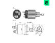 Spínač startéru 0001109003 Bosch 0331303066