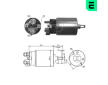 Spínač startéru ZM - Hitachi 2240-5700  RC 136141 ZM