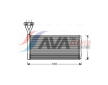 Výmenník tepla vnútorného kúrenia AVA QUALITY COOLING SC6015