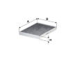 Filtr, vzduch v interiéru FILTRON K 1423A