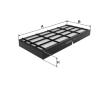 Filtr, vzduch v interiéru FILTRON K 1463