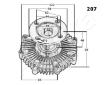 Spojka, větrák chladiče ASHIKA 36-02-207