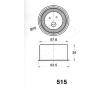 Napínač, ozubený řemen ASHIKA 45-05-515