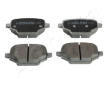 Sada brzdových destiček, kotoučová brzda ASHIKA 51-02-2005
