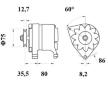 generátor MAHLE MG 207