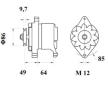 generátor MAHLE MG 151