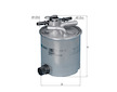 palivovy filtr MAHLE KL 404/16