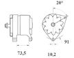 generátor MAHLE MG 879